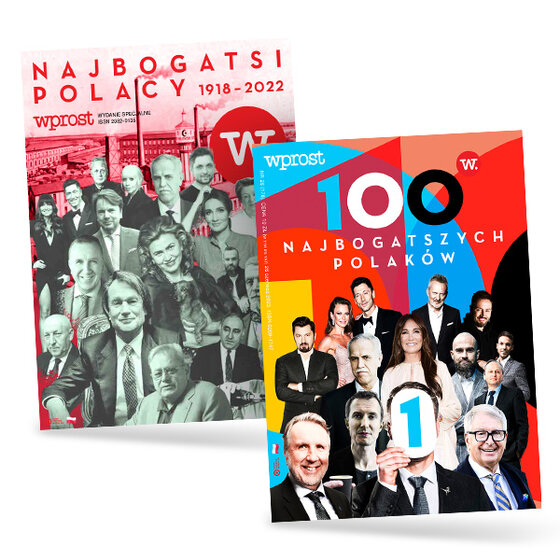 Roczna subskrypcja Wprost Premium „NAJBOGATSI POLACY” Wydania Specjalne: „Najbogatsi Polacy 1918-2022”, „100 Najbogatszych Polaków 2023”